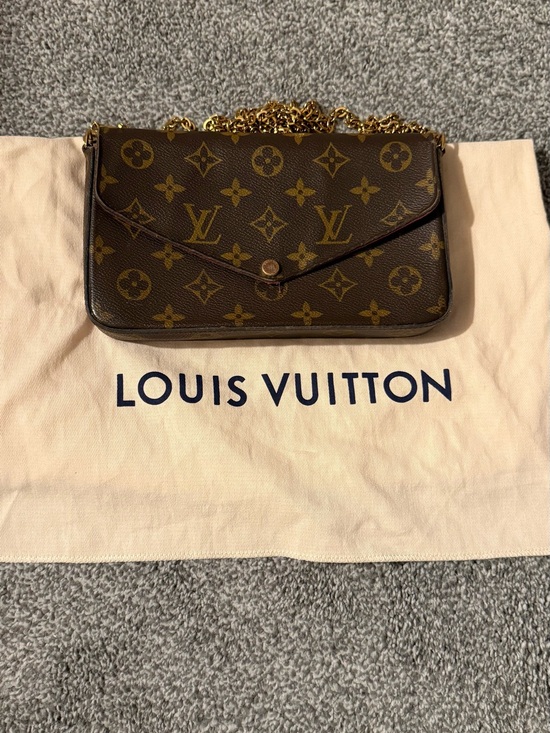 Louis Vuitton Handbags - Louis Vuitton Brown Monogram Chain Crossbody